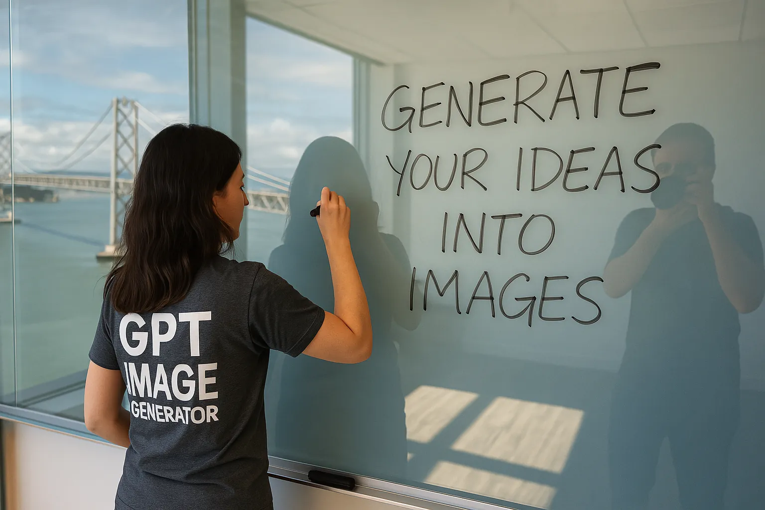 Image upload and prompt interface